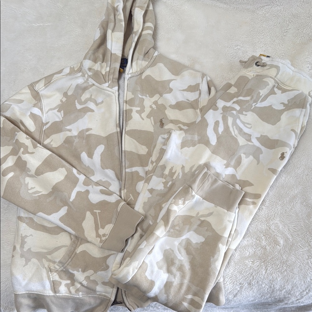 Polo by Ralph Lauren Tan Camo Hoodie